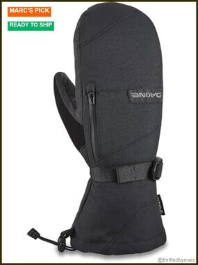 Gore-Tex Leather Ski Mitts Winter Warm Gloves
